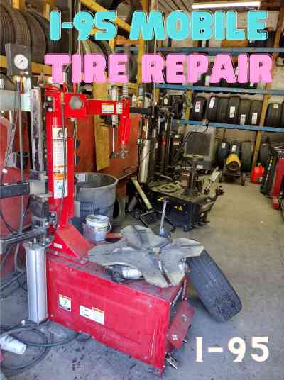 I-95 mobile tire service for quick tire repairs 24/7 in Georgia and South Carolina